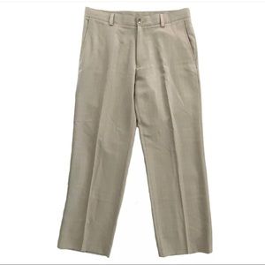 Izod Golf Mens Pants Size 33 x 30 Beige Plaid